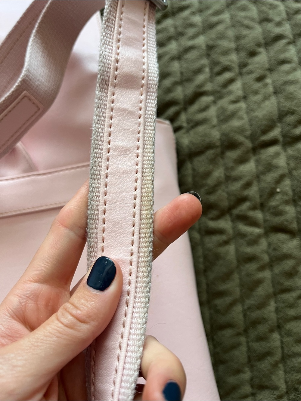 Matt & Nat Light Pink Vegan Leather Backpack - Picture 3 of 12